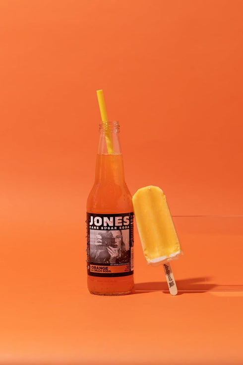 Refreshing Jones Soda Orange Cream Flavor