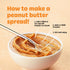 6g 90% 30oz Tru-Nut Peanut Butter Powder - of Protein, Less Fat, Ideal for Smoothies and Protein Shakes, Versatile
