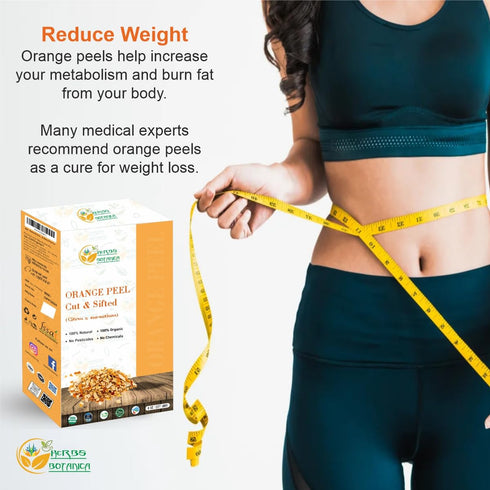 Herbs Botanica Dried Orange Peel, Organic Cut & Sifted Natural Zest for Tea