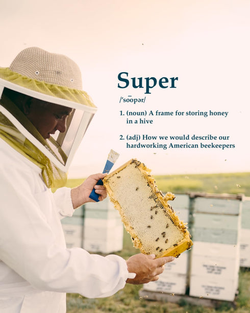16 oz 100% Local Hive Washington Raw & Unfiltered | Pure U.S. Honey | Natural Sweetener Sourced from American Bees