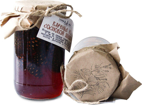 440g/15.5oz Pine Cone Jam with Baby Pine Cones Imported Siberian Delicacy