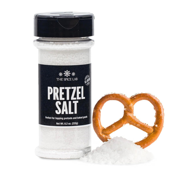 The Spice Lab Coarse Pretzel Salt Gluten Free, Kosher Crunchy Salt Crystals