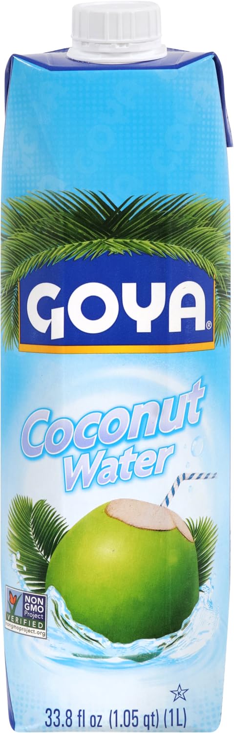 100% 33.79 (Pack 2) Goya Foods Pure Coconut Water, Ounce