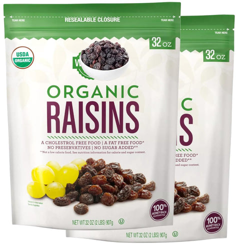 Generic Organic Raisins, 32 oz (2 packs)