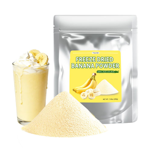 Fraunitsh Freeze Dried Banana Powder, 7.05oz Natural Bananas Powder Fruit Powder for Smoothies