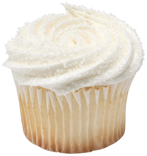 33oz Pack 33 DecoPac Sanding Sugar | White Edible Sugar Sprinkles | | Edible Sanding Sugar in Handheld Container | Made