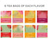 Pack 48 Count (Pack 1), 48 Taylors of Harrogate Assorted Green & Herbal Teas Sampler, Variety Gift Box, Individually