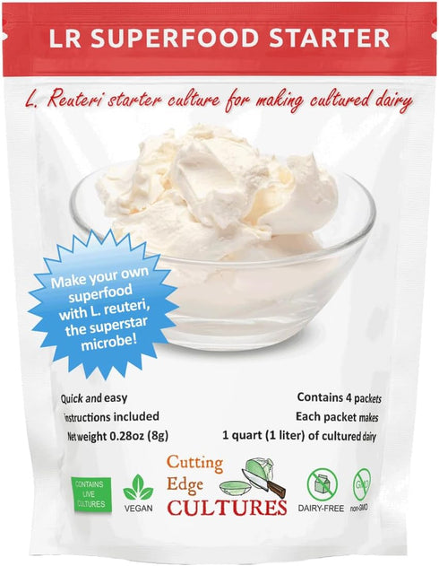 Cutting Edge Cultures LR Superfood Starter Pure L. Reuteri High CFU Low and Slow Fermentation
