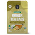 FGO Organic Ginger Tea - 100 Count, Eco-Conscious Tea Bags, Caffeine Free, Packaging May Vary
