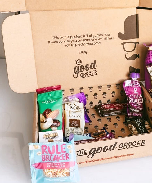Package (30 Pack, Package, ALL NATURAL Healthy Snacks Care Ct): Bars, Cookies, Puffs, Crispy Fruit, Trail Mix, Gift