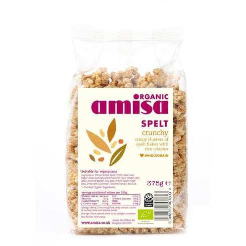 Amisa 375g Organic Spelt Crunchy