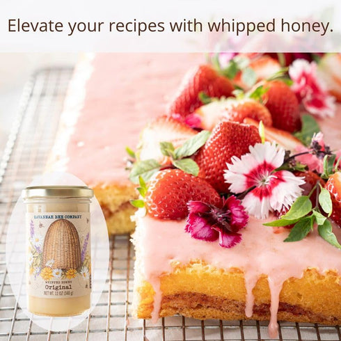 Savannah Bee Company Natural Whipped Honey - Spreadable Delight