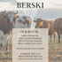 100% 8 Pack (1.9 oz BERSKI Salted Beef Sticks Grass-Fed, Grass-Finished Ancestral Blend with Liver & Heart Keto, Paleo