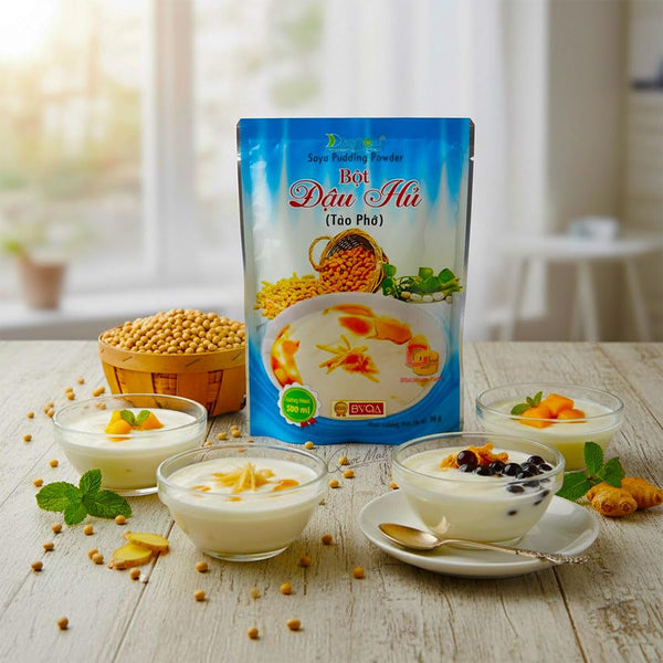 Generic Dragon Soya Pudding Powder (To Ph) Authentic Vietnamese Silky Tofu Dessert Mix,