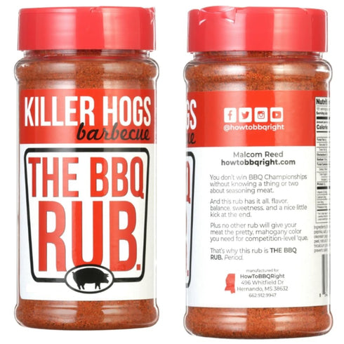 Generic 11 oz (Pack 2) Killer Hogs BBQ Rub Seasoning for Beef, Steak, Burgers, Pork