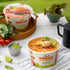 9 55g SIMPLY FOOD Instant Crab Glass Noodles (Min Cua) - BOWLS/ each Chewy, Clear Glass Vermicelli Noodles in a Seafood