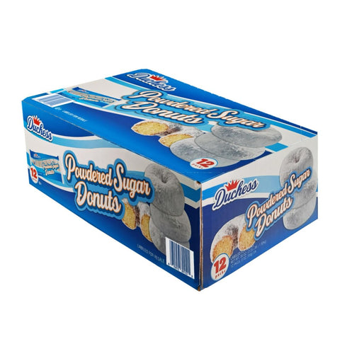 Generic Duchess Powdered Sugar Donuts, 12 Packs, 6 Donuts Per Pack, 380 Calories