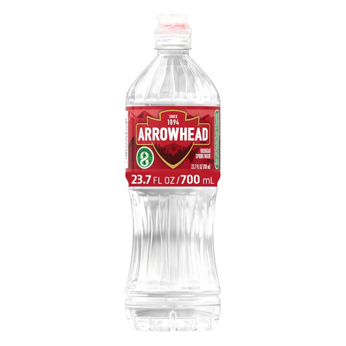 Arrowhead Mountain Spring Water Bottles - Still Bottled Water with Naturally Occurring