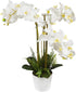 v-max 28-inch White Phalaenopsis Orchid - Artificial Plant