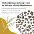 LWXLJMJZC Taiwan Alishan Jin Xuan Oolong Tea with Creamy Flavor - Loose Leaf (75 cups) 150g/5.3oz