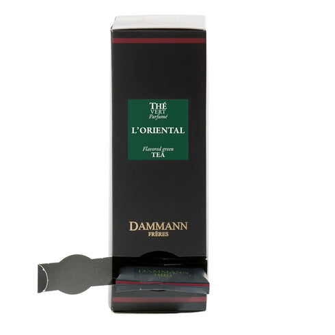 Dammann Freres Sachets - L'Ôriental Tea Bags, Premium Gourmet French Green Tea, 24 Count (Single Pack)