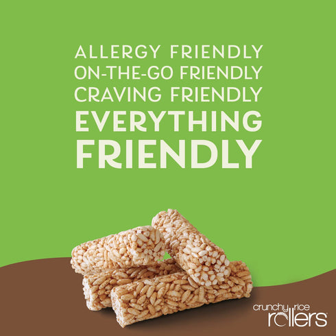 (4 Packs 6) Friendly Grains - Crunchy Rollers - Organic Crispy Puffed Rice Rolls, Healthy for Adults and Kids - Variety