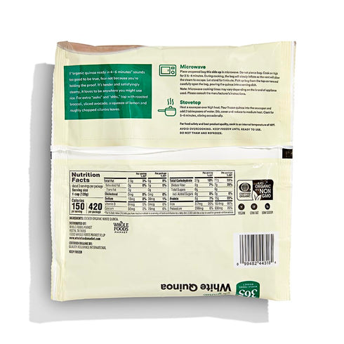 365 by Whole Foods Market 12 oz, (Frozen) , Organic White Quinoa