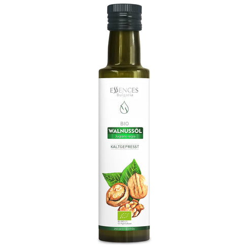8.5 Oz 250ml 100% Essences Bulgaria Organic Walnut Oil Fl | | Natural Cold-Pressed Oil | Extra Premium Quality |