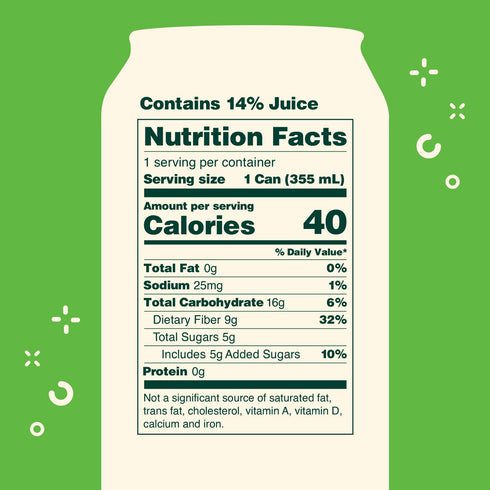 12 OLIPOP Watermelon Lime Prebiotic Soda, FZ