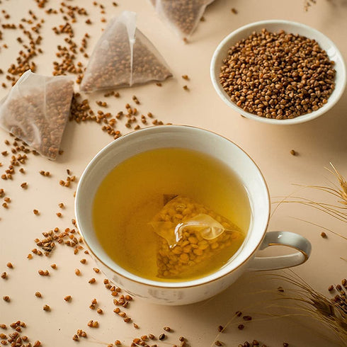 TEARELAE - Himalayan Tartary Buckwheat Teabags 6.35oz/180g (6g x 30 Bags) - Pure Natural Caffeine Free Buckwheat Tea