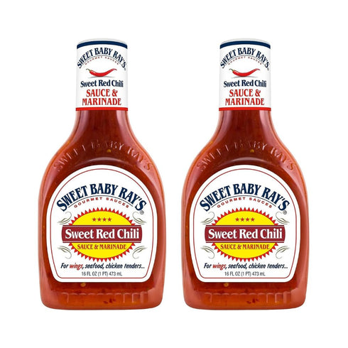 Sweet Baby Ray's, Wing Sauce & Glaze, Sweet Red Chili, 16oz Bottle