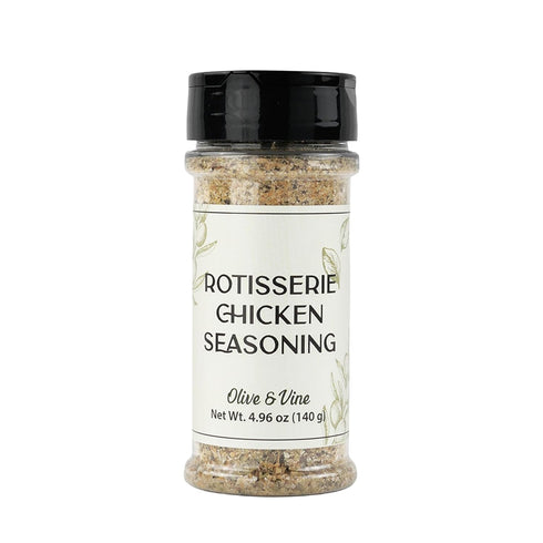 Olive & Vine Rotisserie Chicken Seasoning, Savory Blend, For Roasting & Grilling,