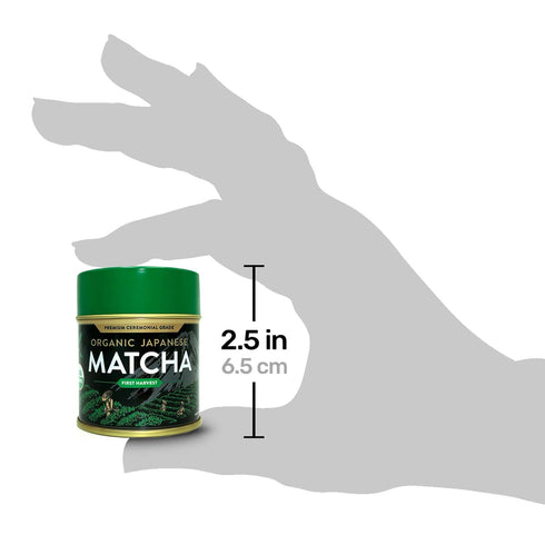 AprikaLife Organic Matcha Powder, USDA & JAS Certified, Authentic Japanese Ceremonial Grade Green Tea, 1.05 oz/30g
