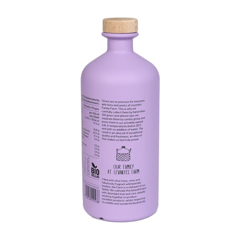 25.4oz 750mL, Levantes Flavour Organic Extra Virgin Olive Oil, / Greek EVOO