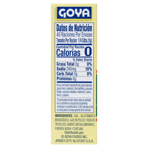 1.41 (Pack 24) Goya Foods Salad and Vegetable Seasoning, Ounce