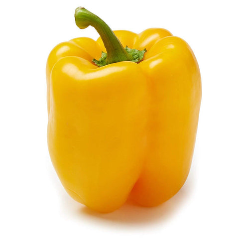 Fresh Produce Pepper Bell Yellow Conventional Whole Trade Guarantee, 1 Each