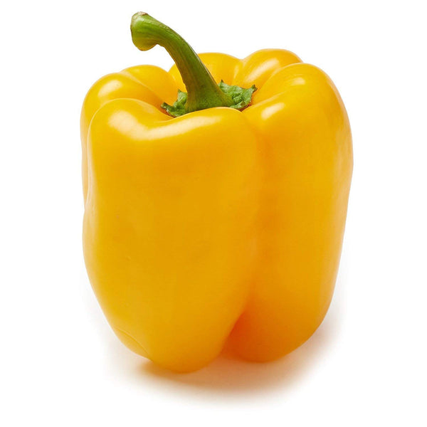 Fresh Produce Pepper Bell Yellow Conventional Whole Trade Guarantee, 1 Each