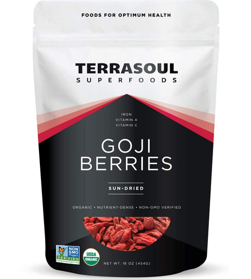 Terrasoul Superfoods Organic Goji Berries, 16 Oz - Large Size | Chewy