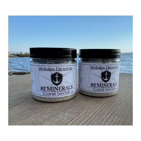 82 4oz Minerals French Grey Sea Salt | Coarse Premium Hand-Harvested Sel Gris | Mineral & Electrolyte Finishing Salt