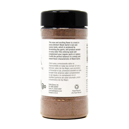 6 oz Badia Black Garlic Seasoning, Rich, Savory & Umami Flavor for Meat, Seafood and Vegetables