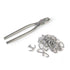 76mm (3) 24 (20ct) The Sausage Maker - Salami Sausage Casing Kit, Tied and Looped Dia. x Clear, Deer-Print, Fibrous