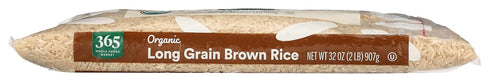 365 32 by Whole Foods Market, Organic Long Grain Brown Rice, Ounce