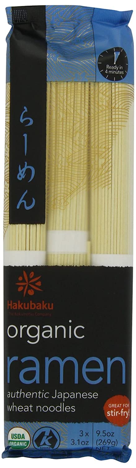 Hakubaku Organic Ramen Noodles, 9.5 Ounce (Pack of 12)