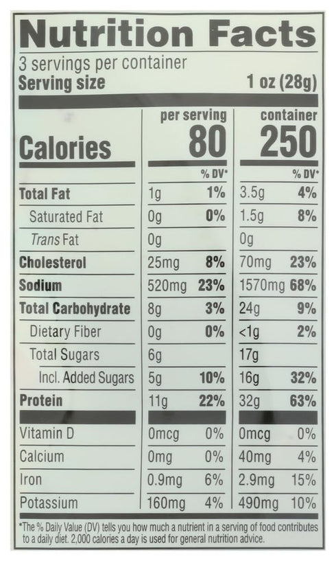 365 3 by Whole Foods Market, Organic Original Beef Jerky, Ounce
