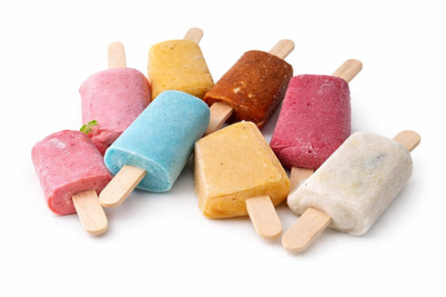 Generic Freeze Dried Mini Ice Cream, Ecuadorian, 8 Mini Popsicles, Assorted Flavors