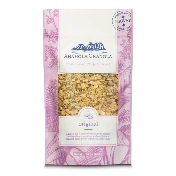 Anahola Granola Original 24 oz - Healthy Hawaiian Muesli Cereal - Wheat
