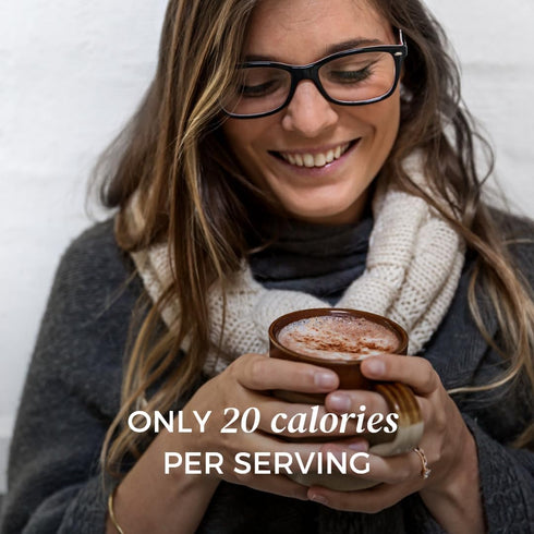 60% (33 20 (Pack 2) NOMU Skinny Cocoa Hot Chocolate servings) | Calories only, Keto Diet Drink, Low GI, High Protein