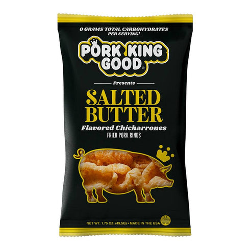 10 Pack Pork King Good Pork Rinds Variety (Chicharrones) Keto Snacks
