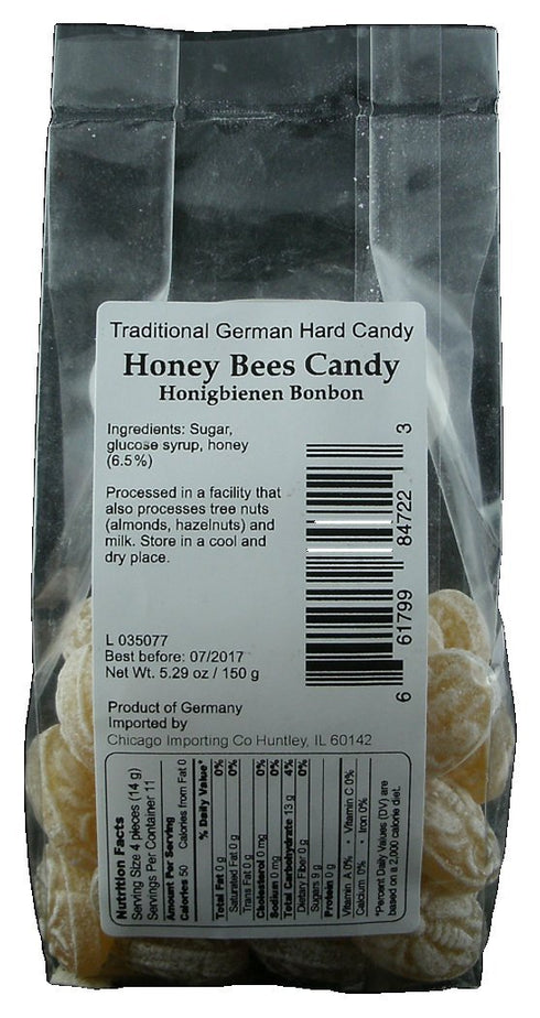 Hermann the German Bavarian Hard Candy, Honey Bees, 5.29 Ounce