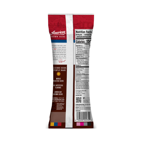 1.625 oz. (Pack 12) DAVID Sunflower Seeds, Bar-B-Q Flavor